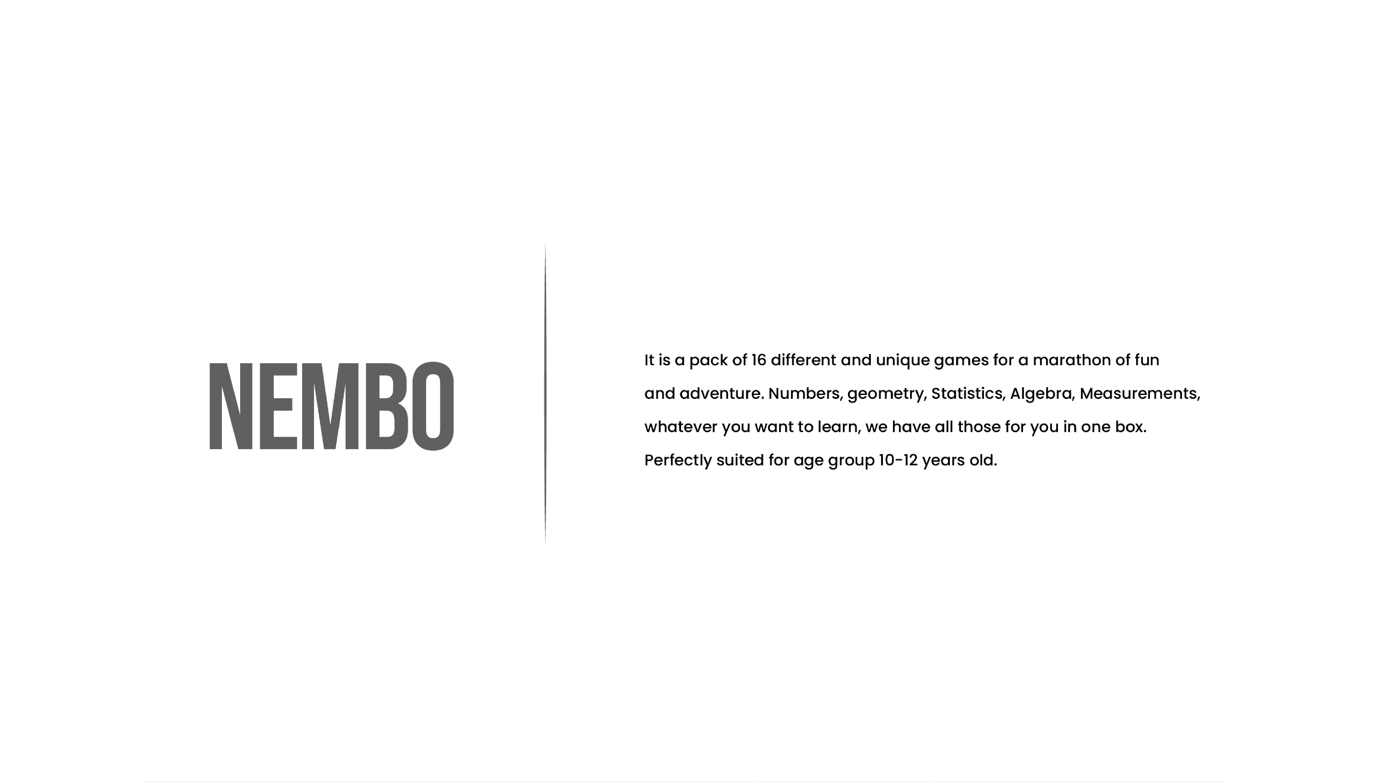 Nembo environment details